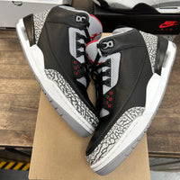 Black Cement Jordan 3 Retro (2018) (USED, No Box)