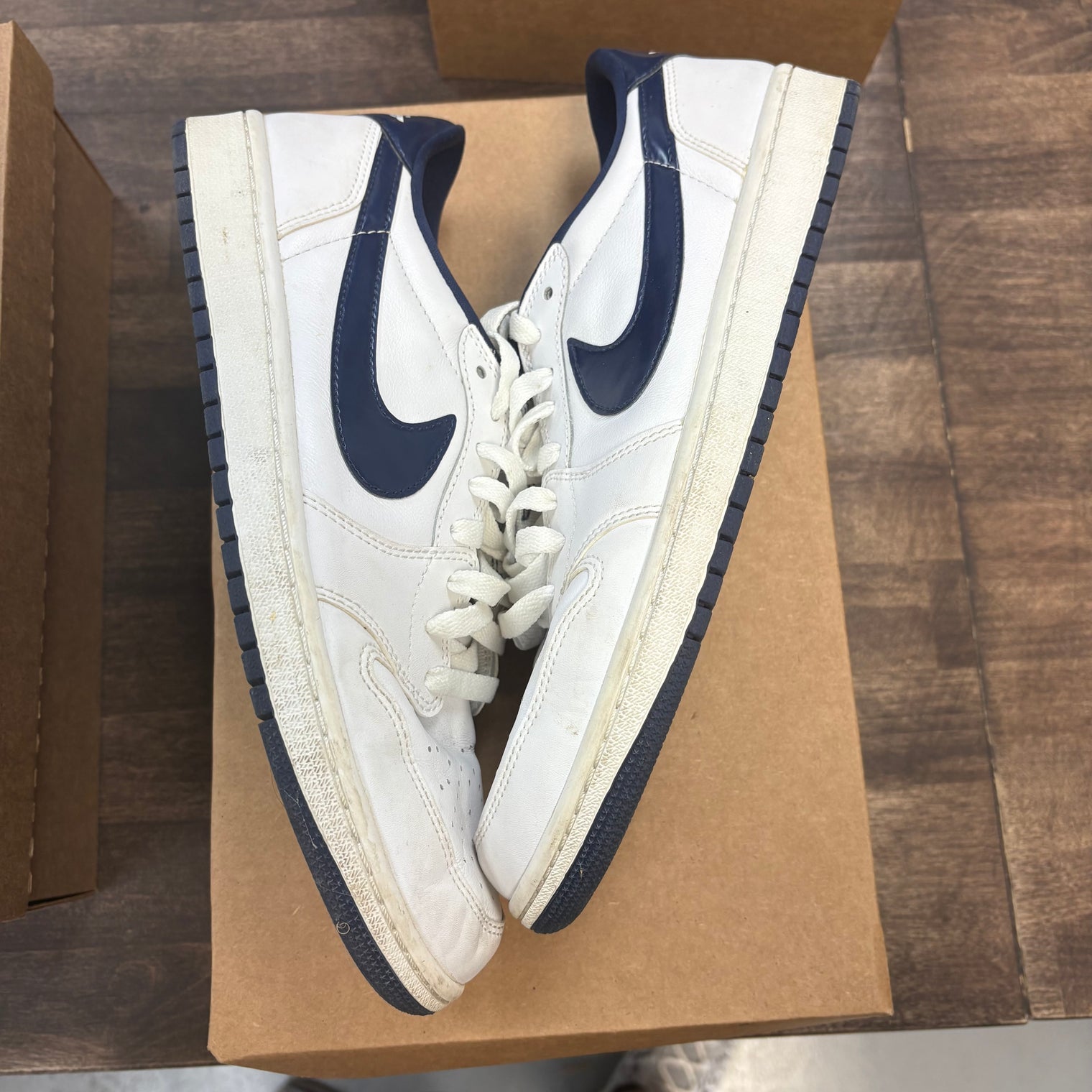 Blue Metallic Jordan 1 Low OG (2016) (USED,No Box)
