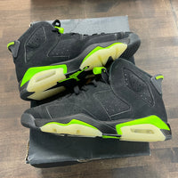 (GS) Electric Green Jordan 6 (USED)