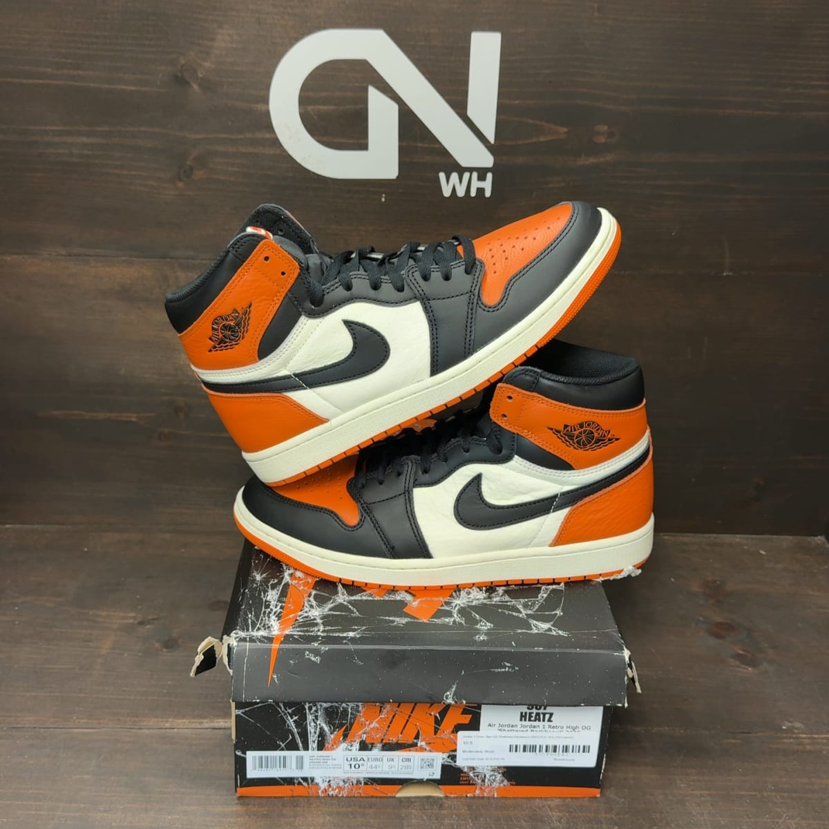 Jordan 1 Retro High OG Shattered Backboard (2025) Size 10.5 (Pre-Owned) - front