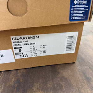 ASICS Gel-Kayano 14 Cream Metallic Blue - Image 7