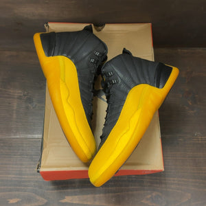 Jordan 12 Retro Black University Gold Size 10.5 (Pre-Owned) - back