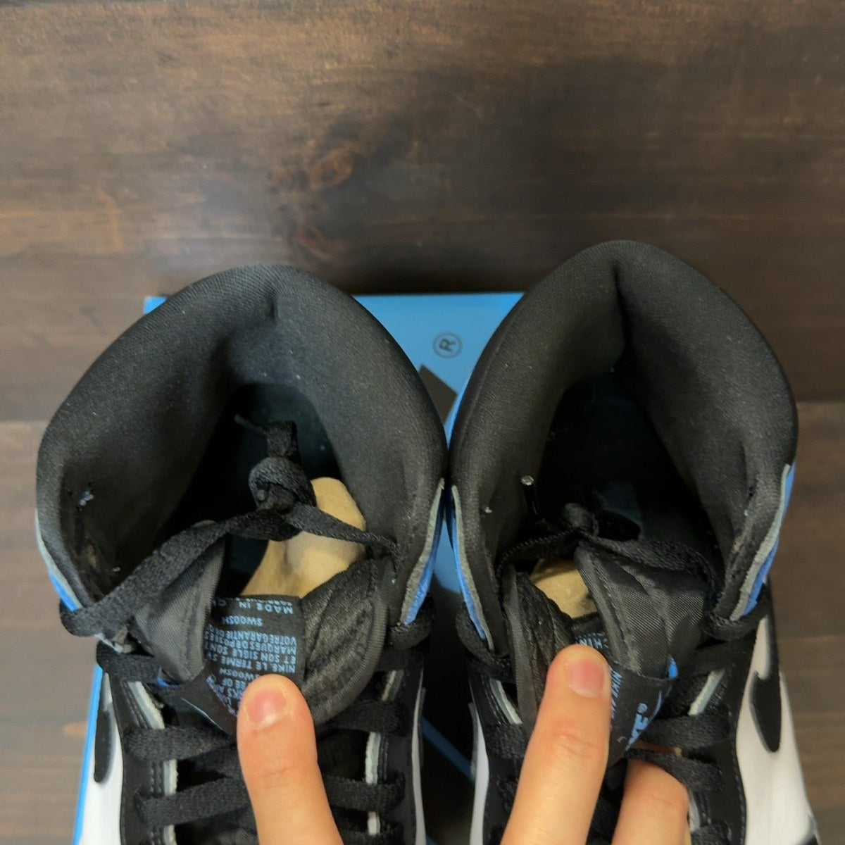 Jordan 1 Retro High OG UNC Toe - Image 4
