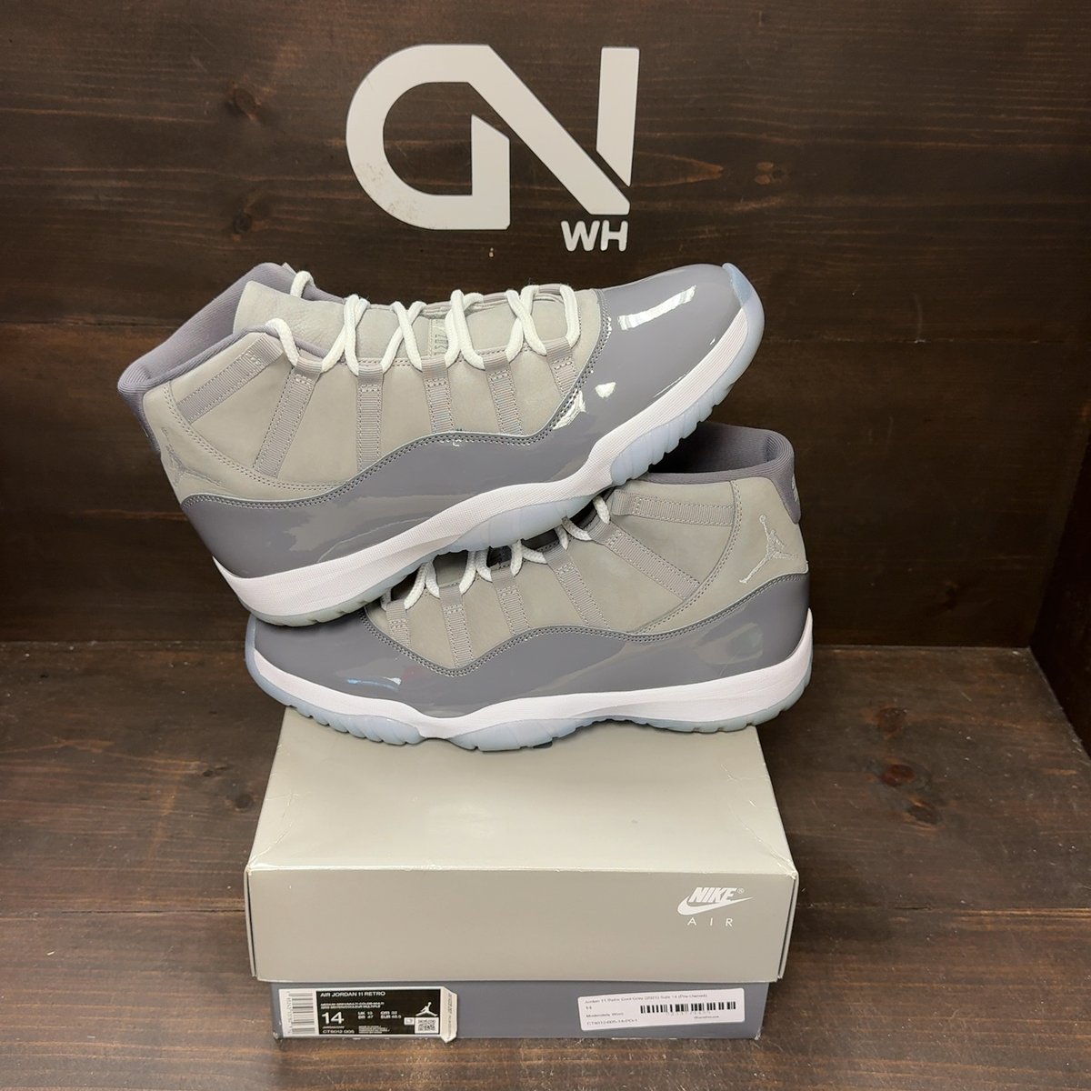 Jordan 11 Retro Cool Grey (2021) Size 14 (Pre-Owned) - front