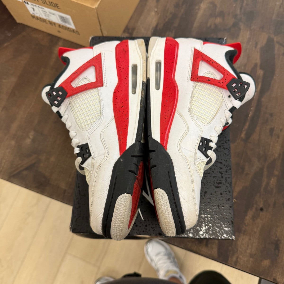 Jordan 4 Retro Red Cement (GS) - Image 3