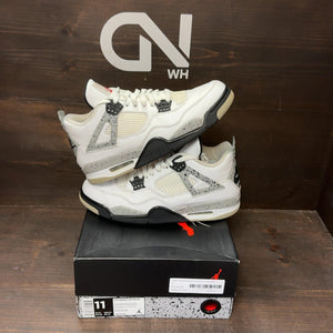Jordan 4 Retro White Cement (2016) Size 11 (Pre-Owned) - front