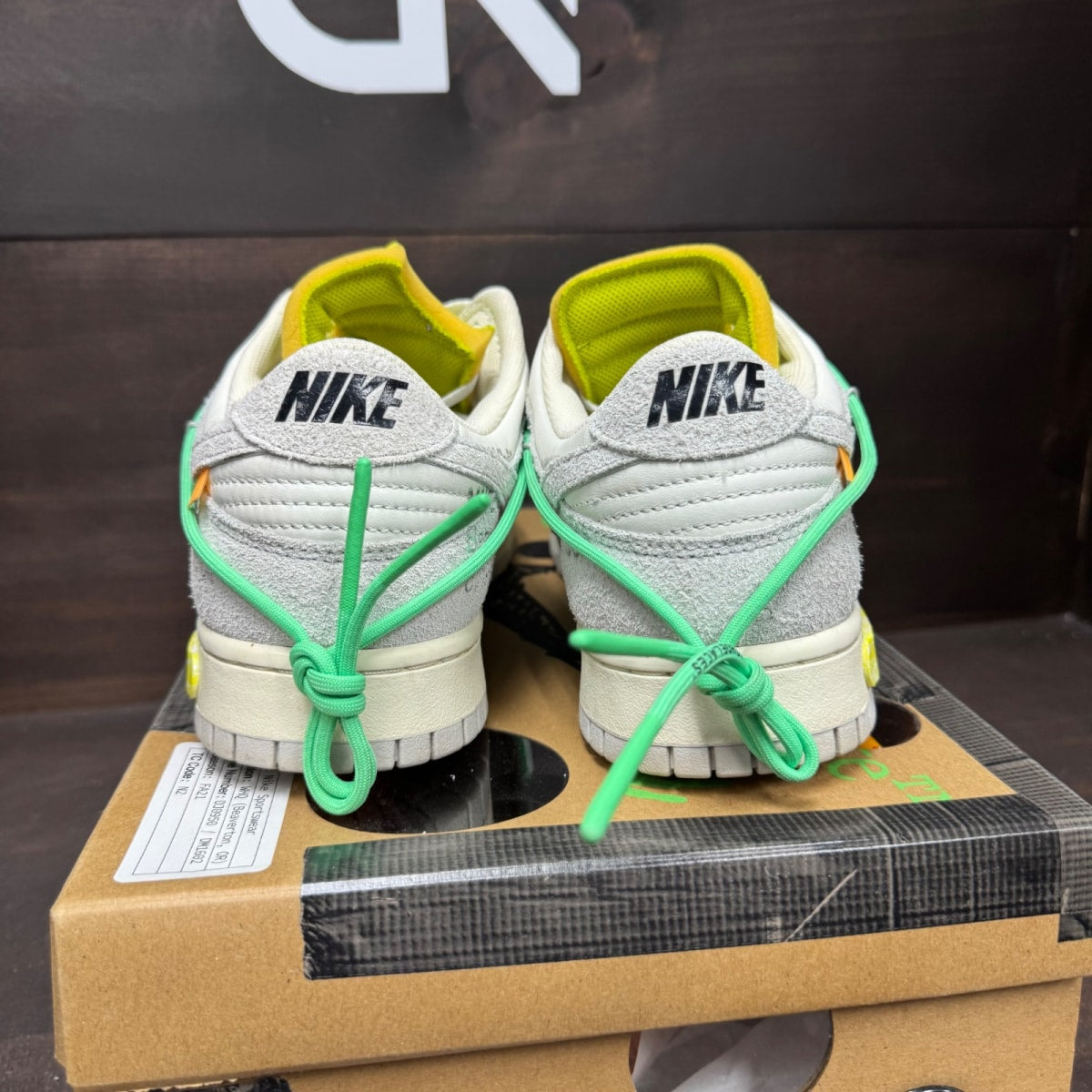 Nike Dunk Low Off-White Lot 14 - Image 5