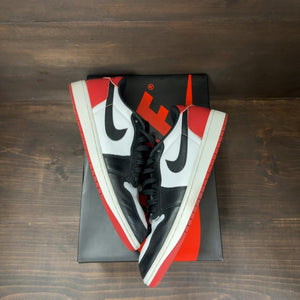 Jordan 1 Retro Low OG Black Toe (2023) Size 10.5 (Pre-Owned)