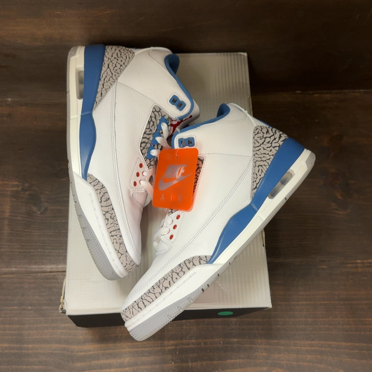 Jordan 3 Retro True Blue (2026) Size 9 (Pre-Owned) - back