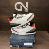 Jordan 3 Retro SE Fire Red Denim (2020) Size 10.5 (Pre-Owned) - front