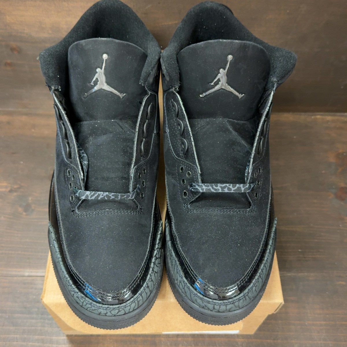 Jordan 3 Retro Black Cat (2025) Size 12 (Pre-Owned) - Image 3