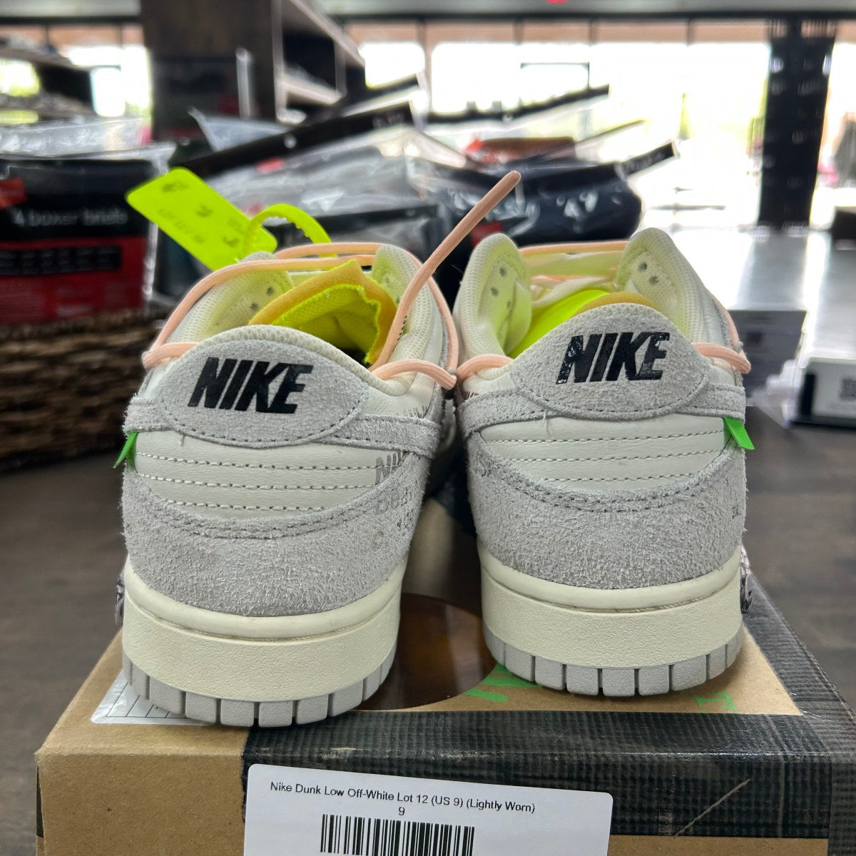 Nike Dunk Low Off-White Lot 12 - Image 4