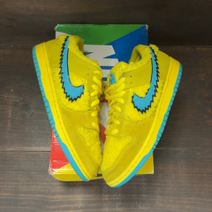 Nike SB Dunk Low Grateful Dead Bears Opti Yellow Size 8.5 (Pre-Owned) - back