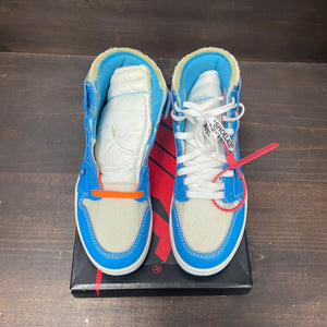 Jordan 1 Retro High Off-White University Blue Size 7 (Pre-Owned) - front