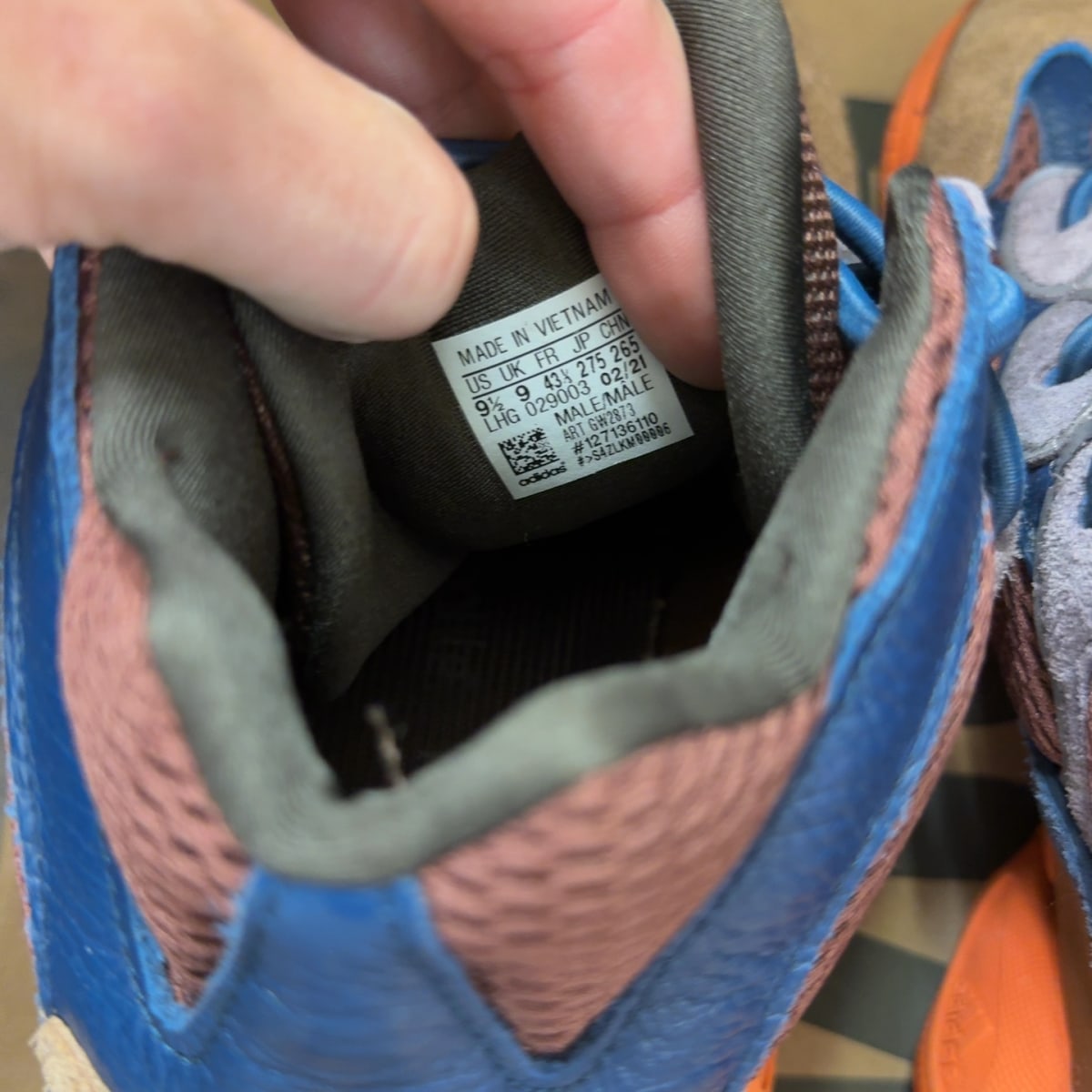 adidas Yeezy 500 High Tactile Orange Size 9.5 (Pre-Owned) - Image 7