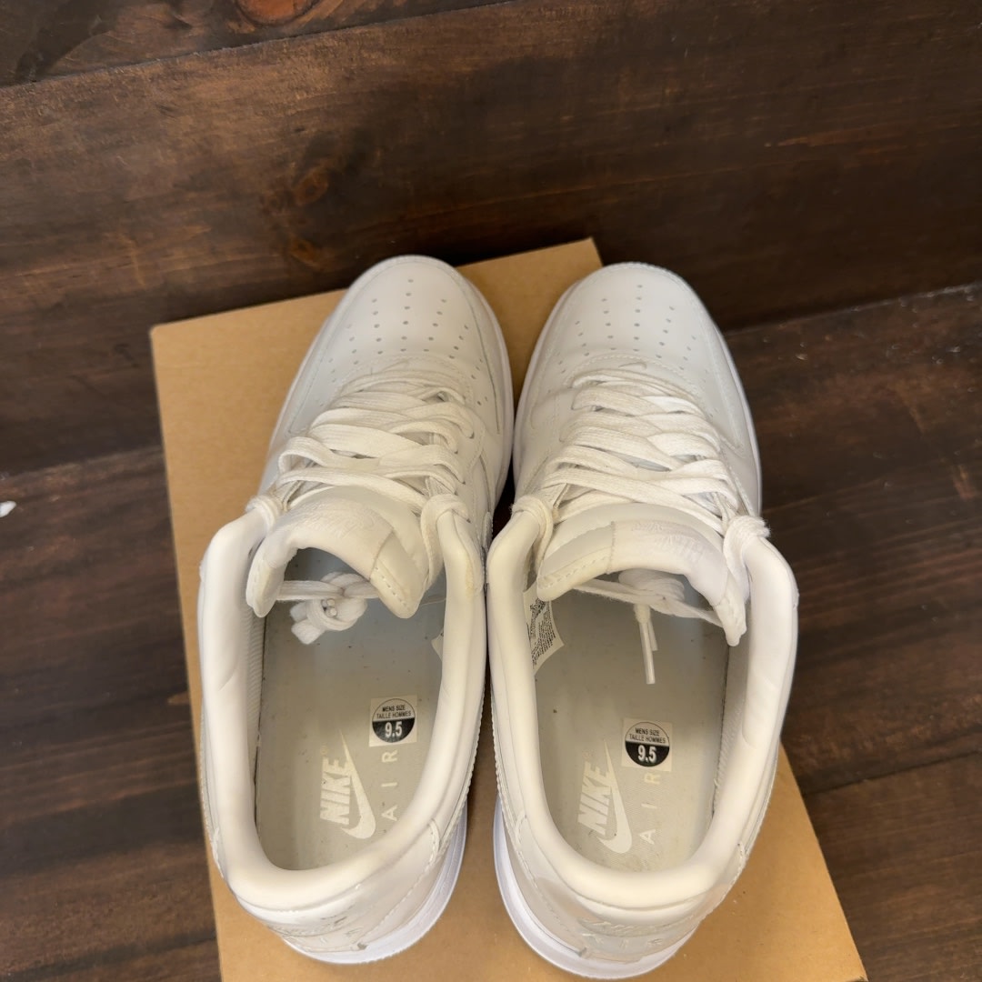 Nike Air Force 1 Low '07 Premium White Patent Size 9.5 (Pre-Owned) - Image 5