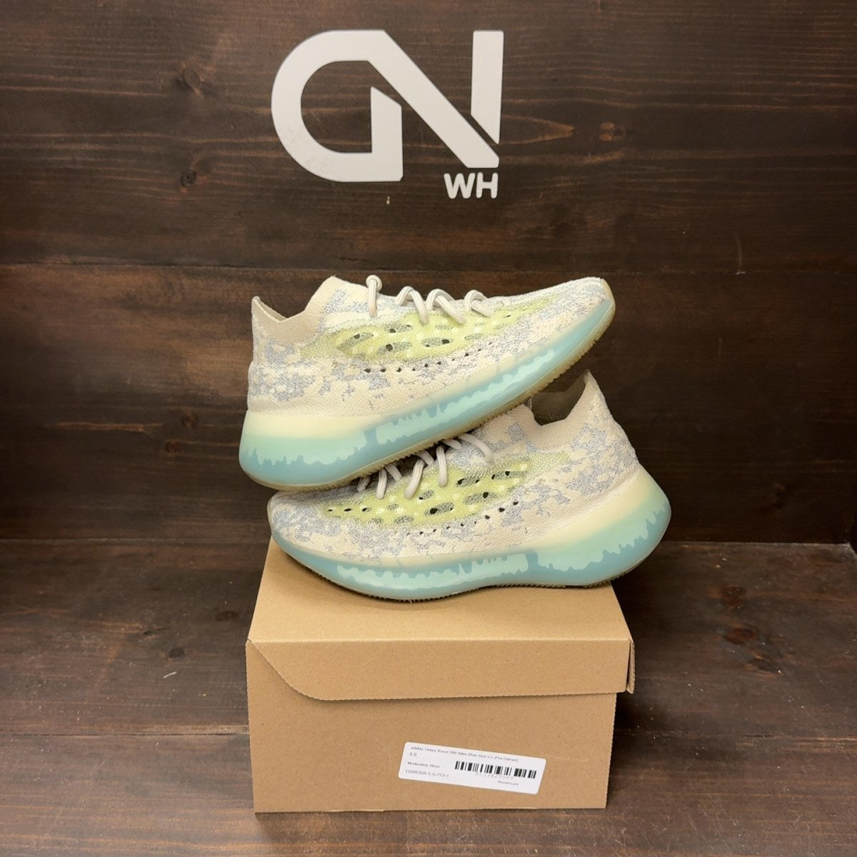 adidas Yeezy Boost 380 Alien Blue Size 5.5 (Pre-Owned) - Image 1