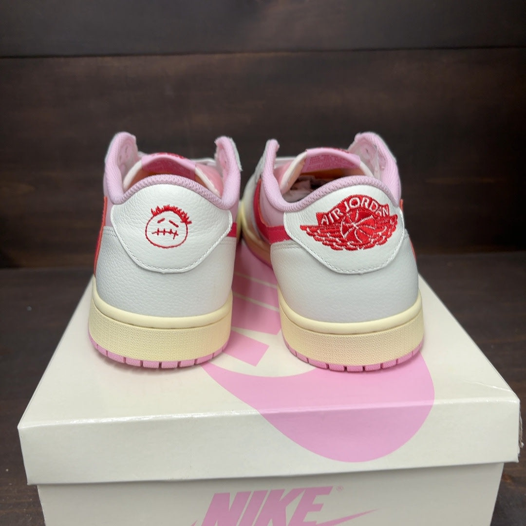Jordan 1 Retro Low OG SP Travis Scott Sail Tropical Pink Size 10.5 (Pre-Owned) - Image 5