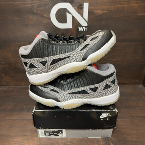 Jordan 11 Retro Low IE Black Cement Size 13 (Pre-Owned)