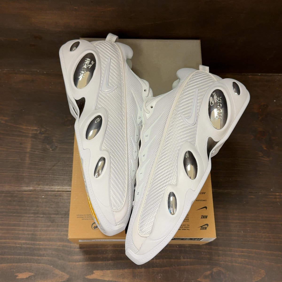 Nike NOCTA Glide Drake White Chrome Size 13 - back