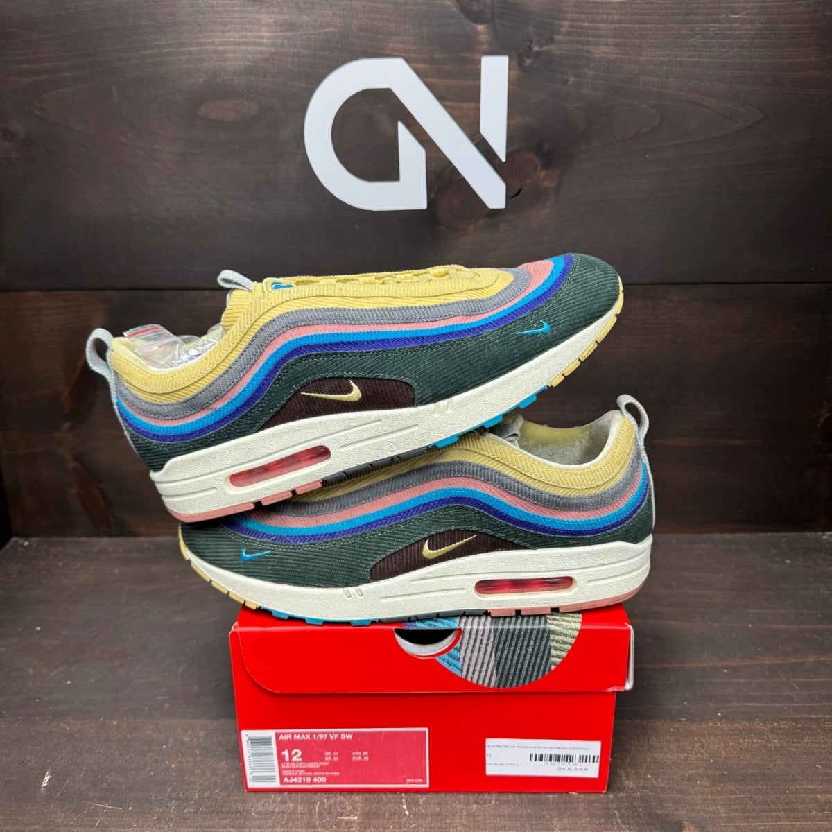 Nike Air Max 1/97 Sean Wotherspoon (Extra Lace Set Only) Size 12 (Pre-Owned) - Image 1