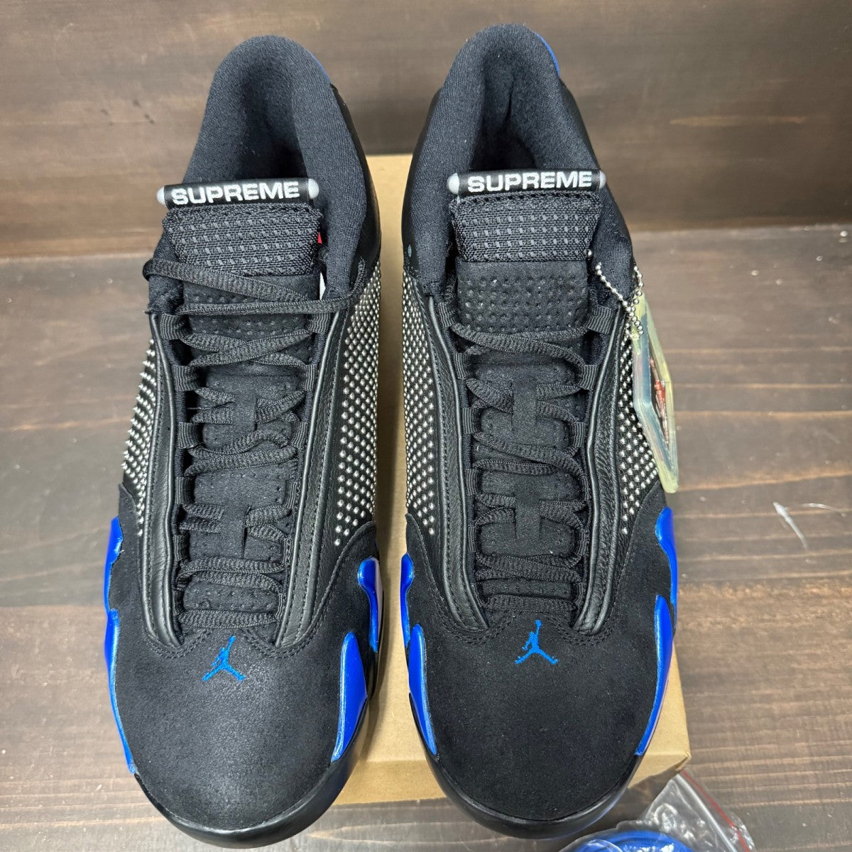 Jordan 14 Retro Supreme Black Size 11.5 (Pre-Owned) - Image 2