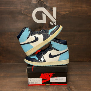 Jordan 1 Retro High UNC Patent (Women's) - Image 1