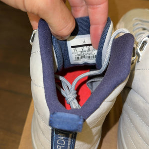 Jordan 12 Retro Grey University Blue (GS) Size 7Y (Pre-Owned) - Image 7