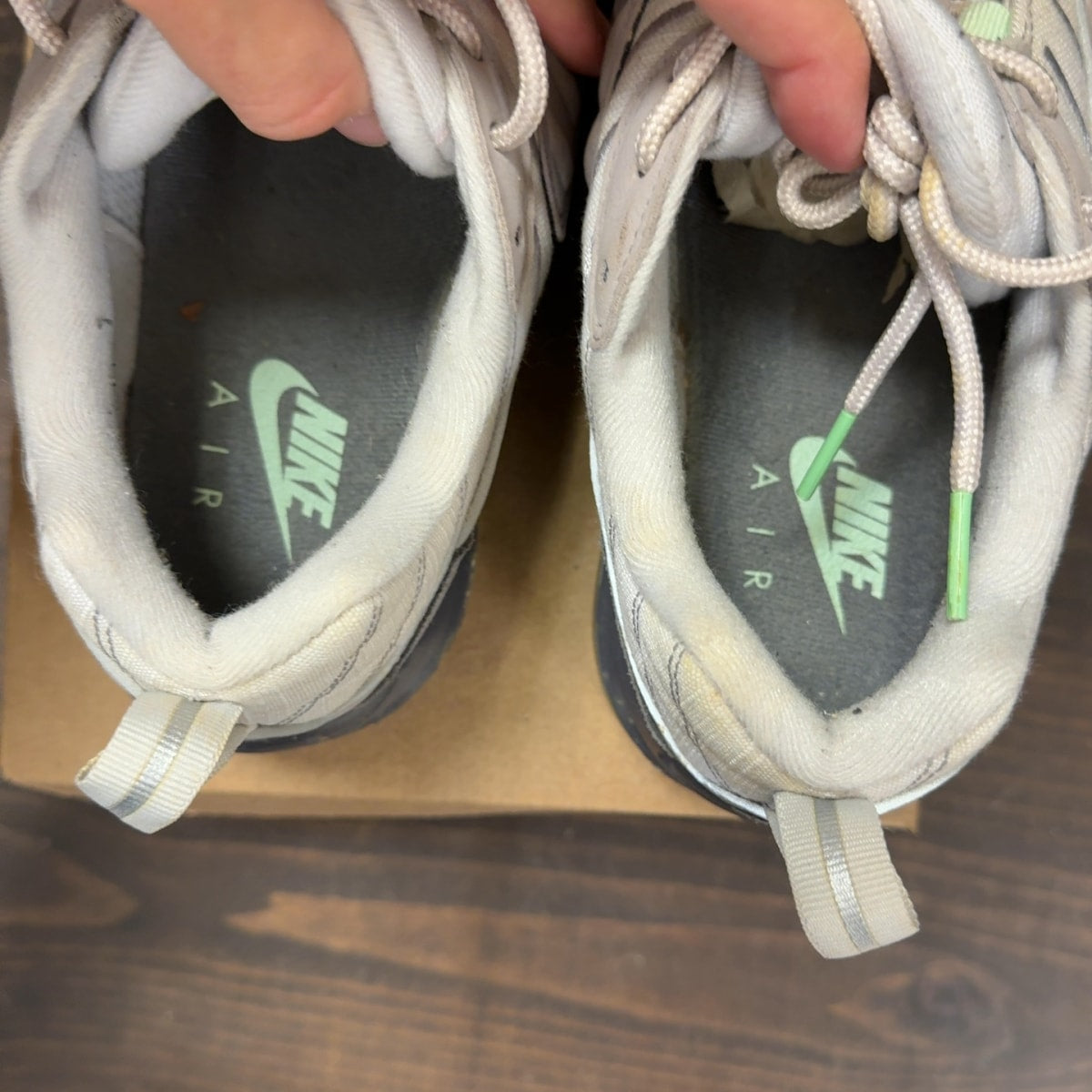Nike Air Max 98 Vast Grey Fresh Mint Size 11 (Pre-Owned) - Image 6