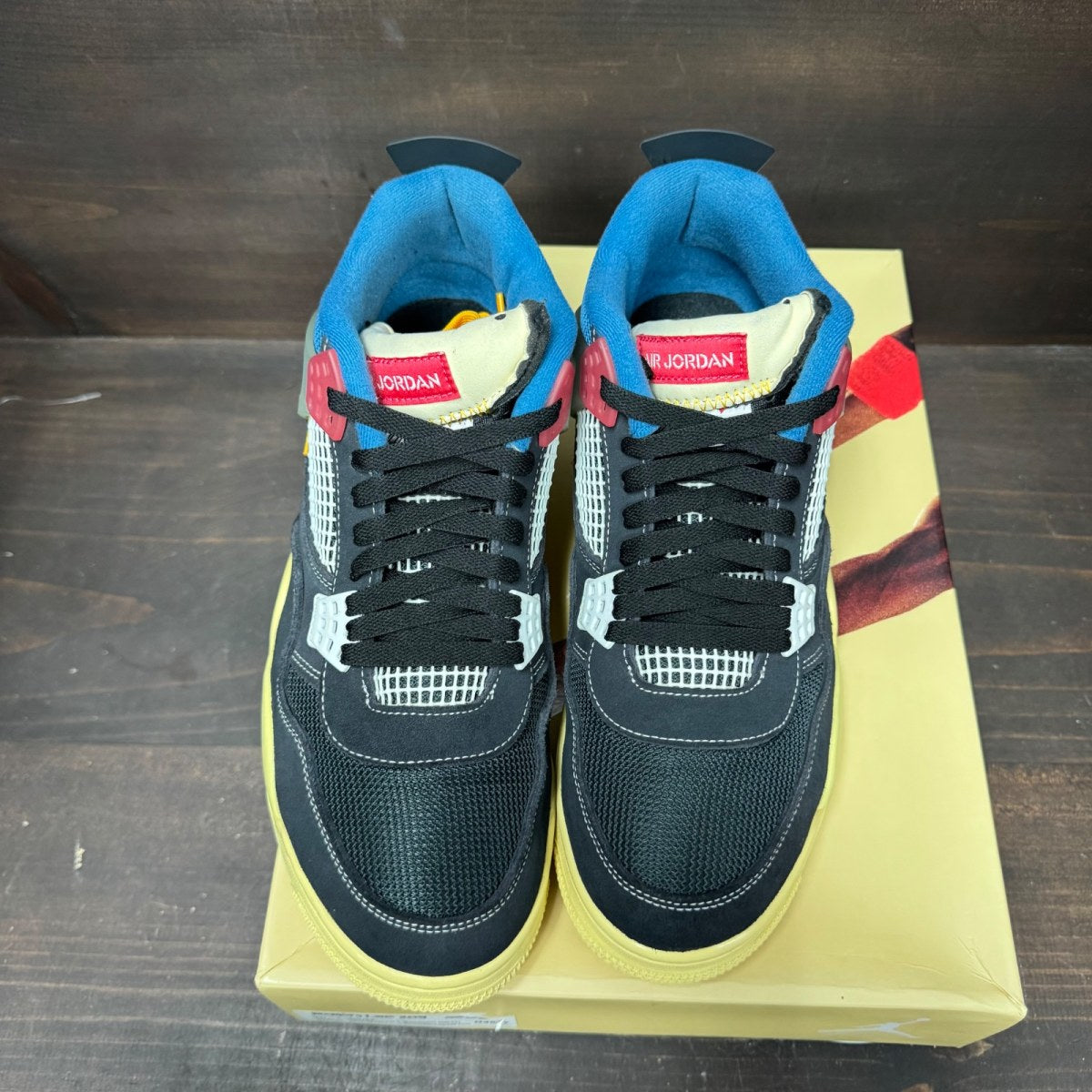 Jordan 4 Retro Union Off Noir - Image 3