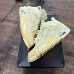 Jordan 4 Retro Off-White Sail (Women's) - Image 2