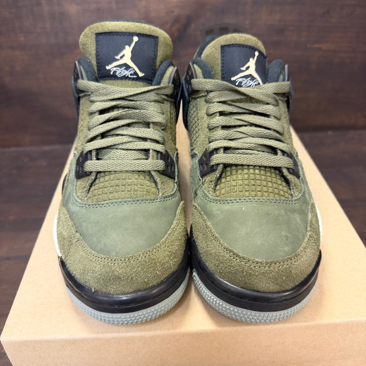 Jordan 4 Retro SE Craft Medium Olive (GS) Size 6.5Y (Pre-Owned) - Image 3