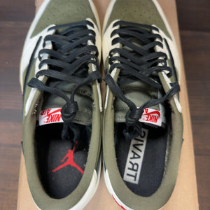 Jordan 1 Retro Low OG SP Travis Scott Medium Olive Size 12 (Pre-Owned) - Image 5