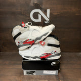 Jordan 8 Retro White True Red (2025) - Image 1