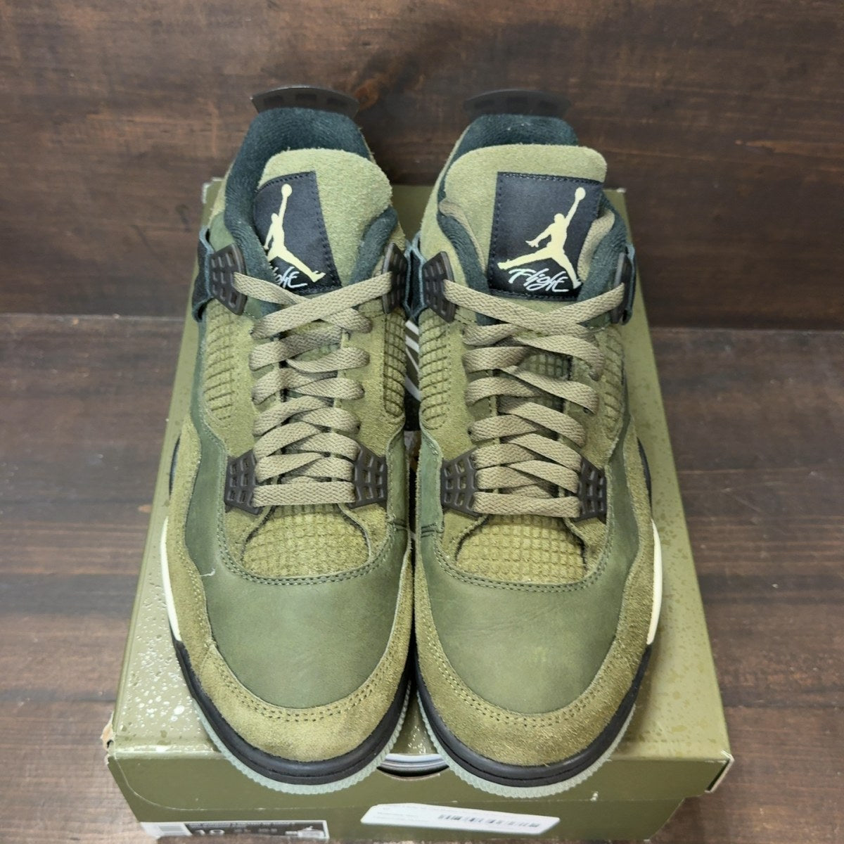 Jordan 4 Retro SE Craft Medium Olive Size 10 (Pre-Owned) - tag