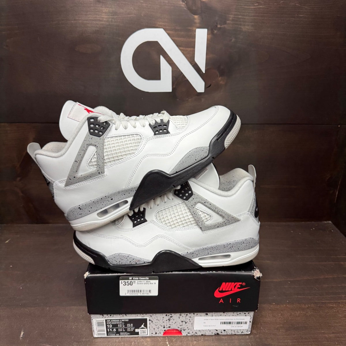 Jordan 4 Retro White Cement (2025) - Image 1