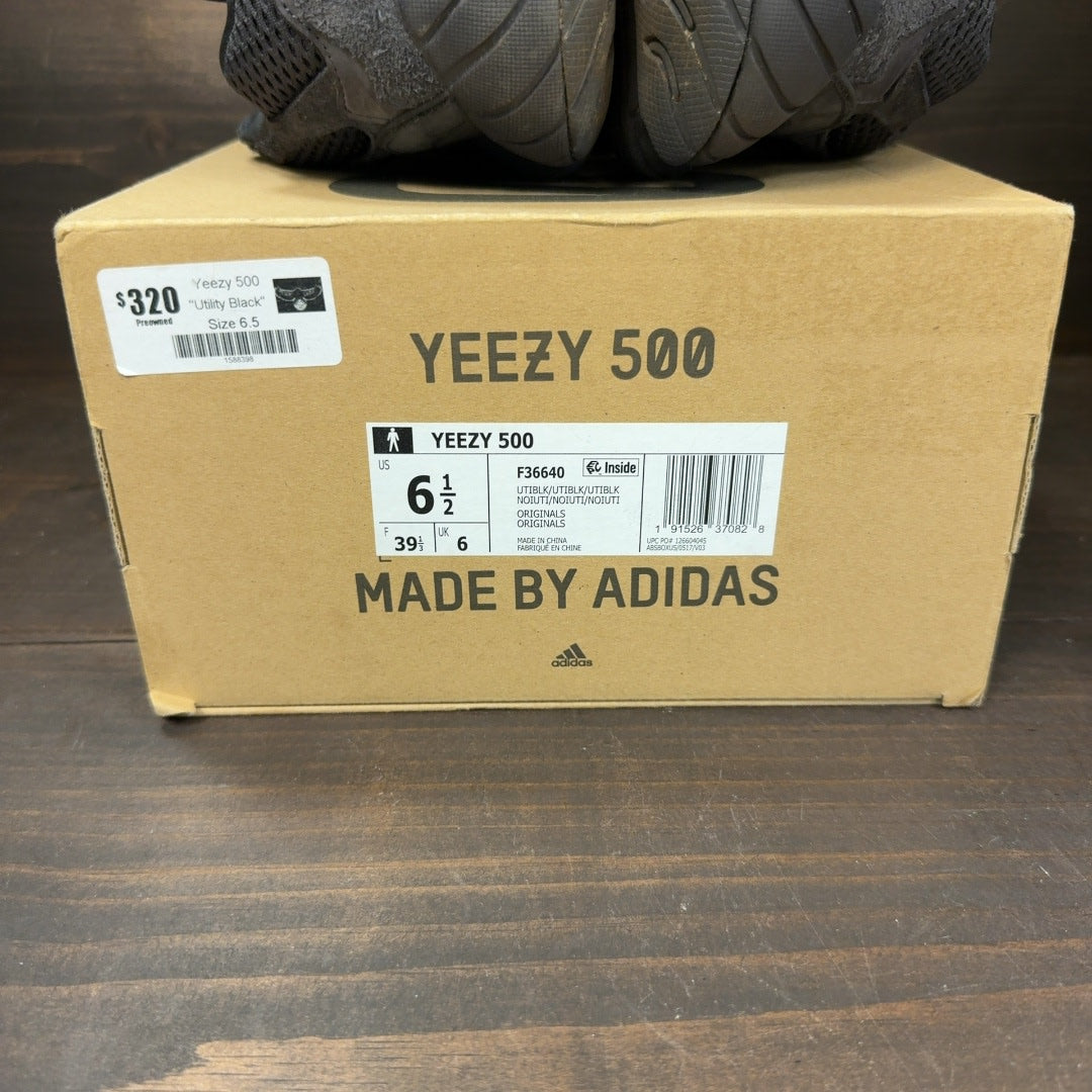 adidas Yeezy 500 Utility Black Size 6.5 (Pre-Owned)