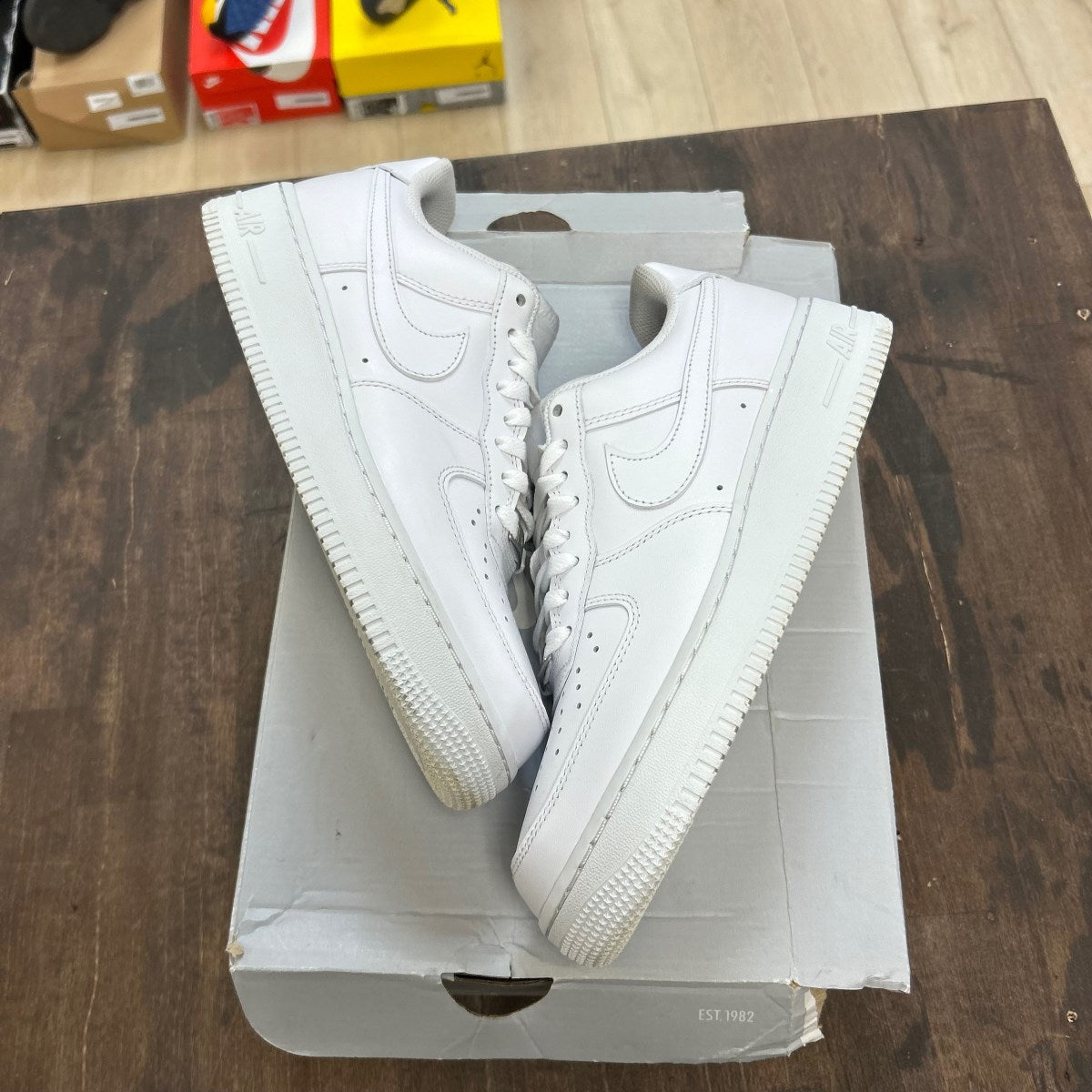 Nike Air Force 1 Low '07 White (Women's) Size 10W (Pre-Owned) - Image 1