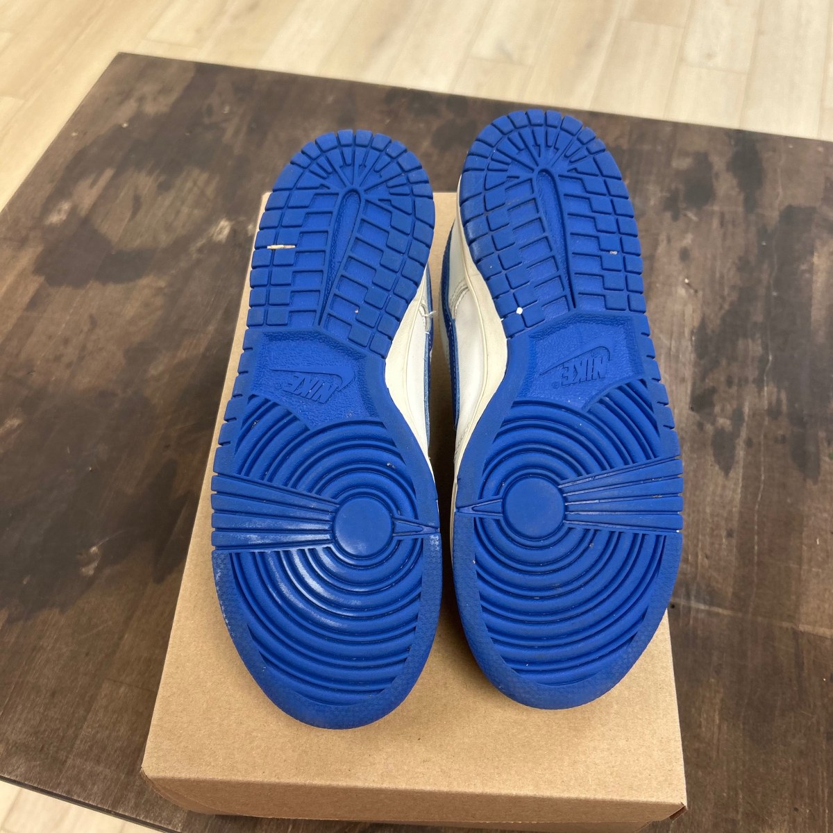 Nike Dunk Low Summit White Hyper Royal (GS) Size 5Y (Pre-Owned) - Image 5