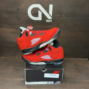 Jordan 5 Retro Raging Bull Red (2021) (GS) - Image 1