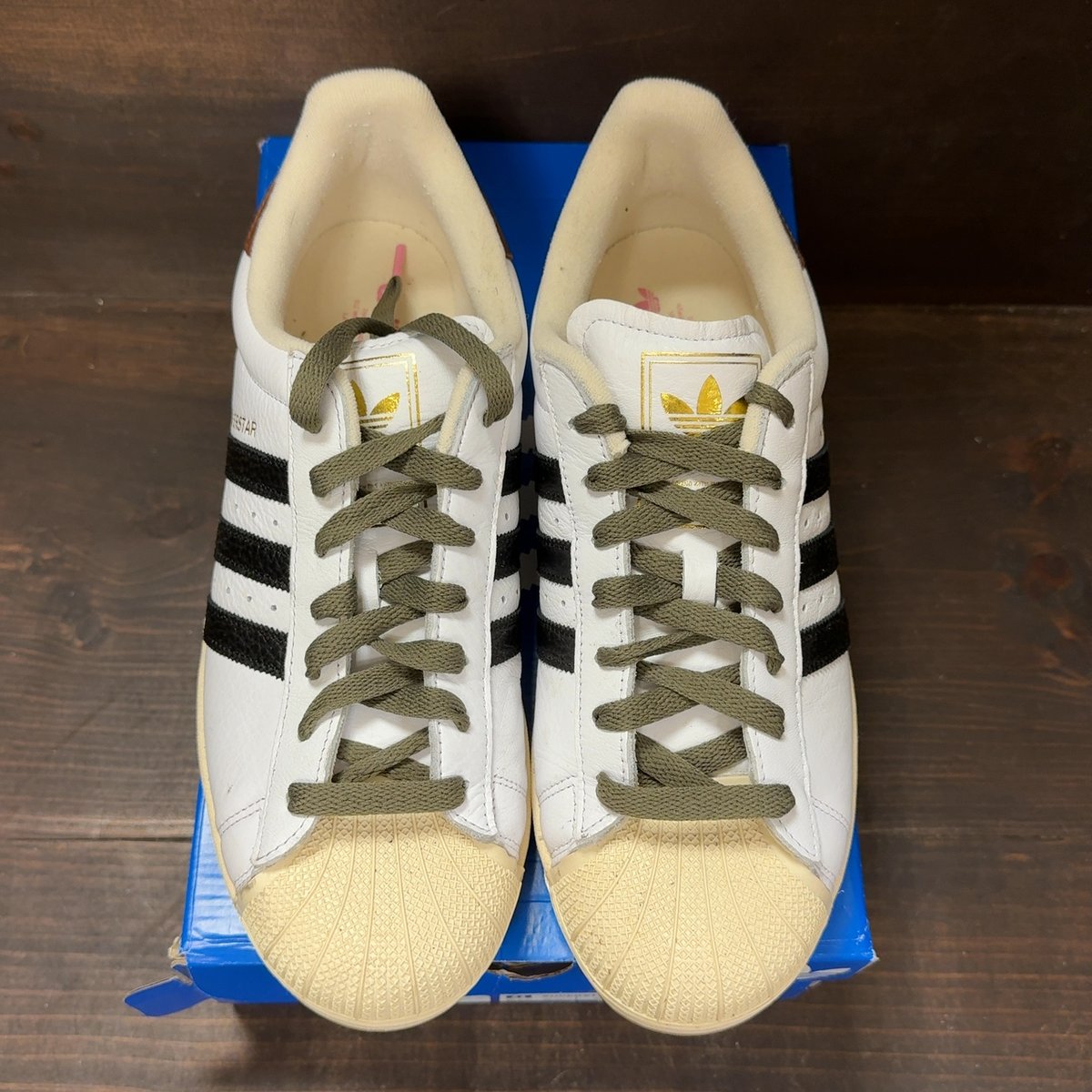 Adidas Superstar 2 SE "White Black Cream White" Size 12 (Pre-Owned) - tag