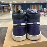 Jordan 1 Retro High Court Purple White Size 9 (Pre-Owned) - Image 4