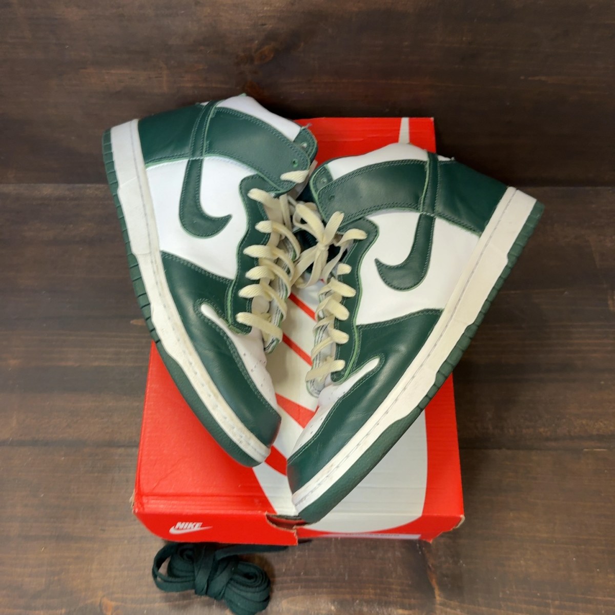 Nike Dunk High Spartan Green - Image 2