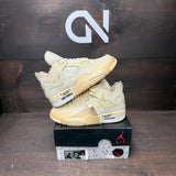 Jordan 4 Retro Off-White Sail (Women's) - Image 1