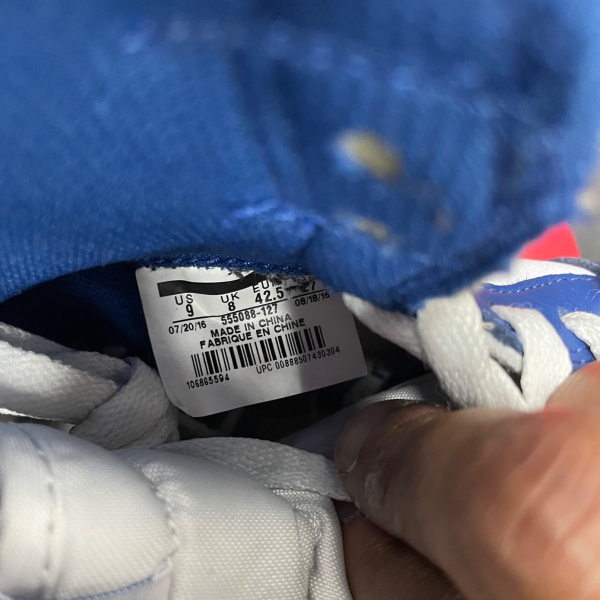 Jordan 1 Retro Storm Blue Size 9 (Pre-Owned) - aux