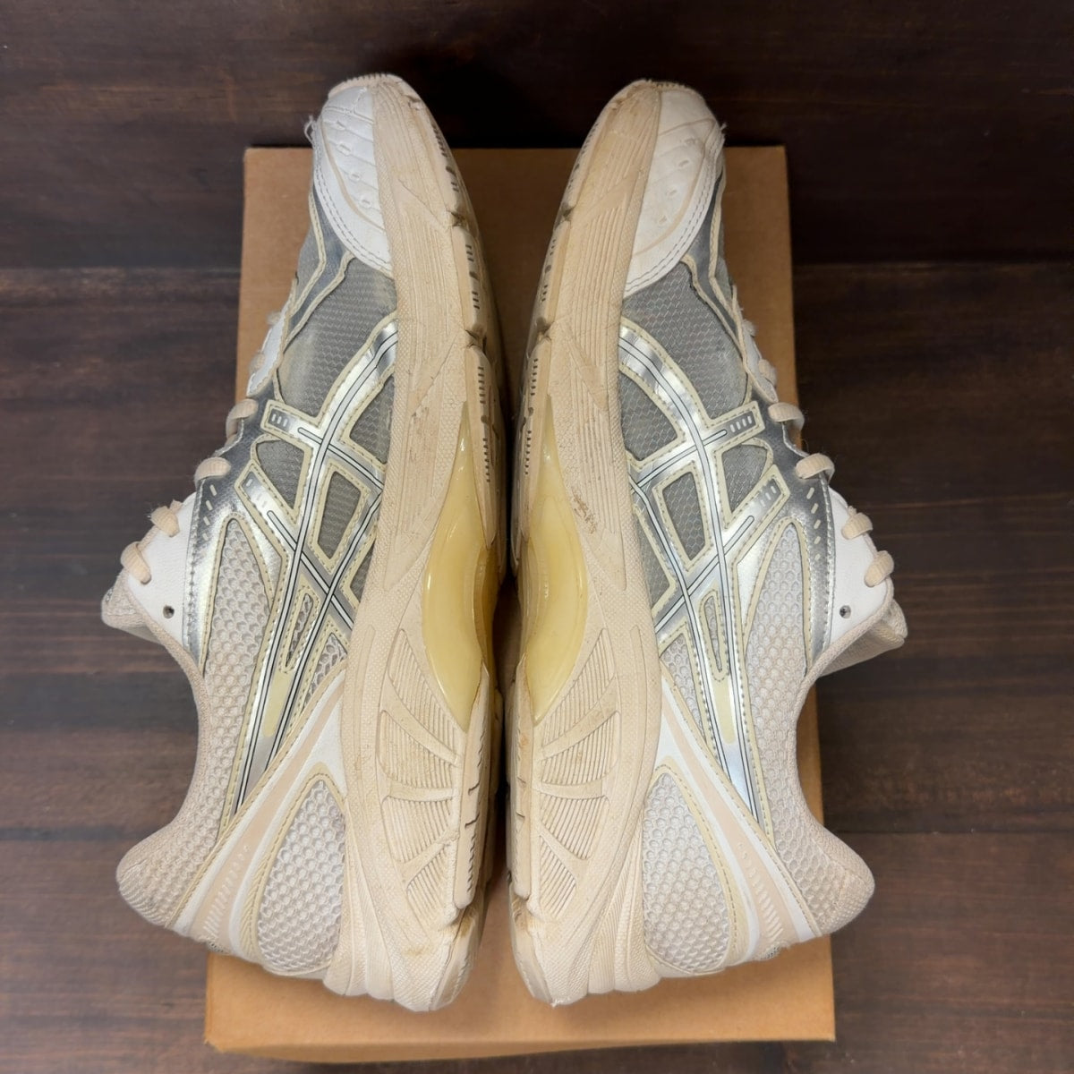 ASICS GT-2160 Above the Clouds White Pure Silver Size 11.5 (Pre-Owned) - Image 6