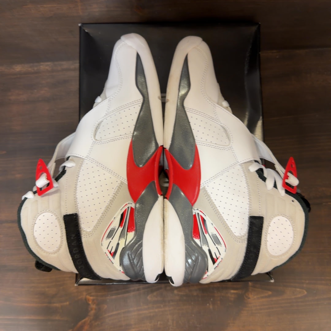 Jordan 8 Retro White True Red (2025) - Image 5