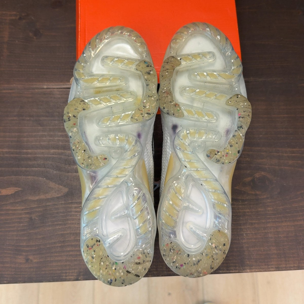 Nike Air VaporMax 2021 FK White Black Metallic Silver - Image 9