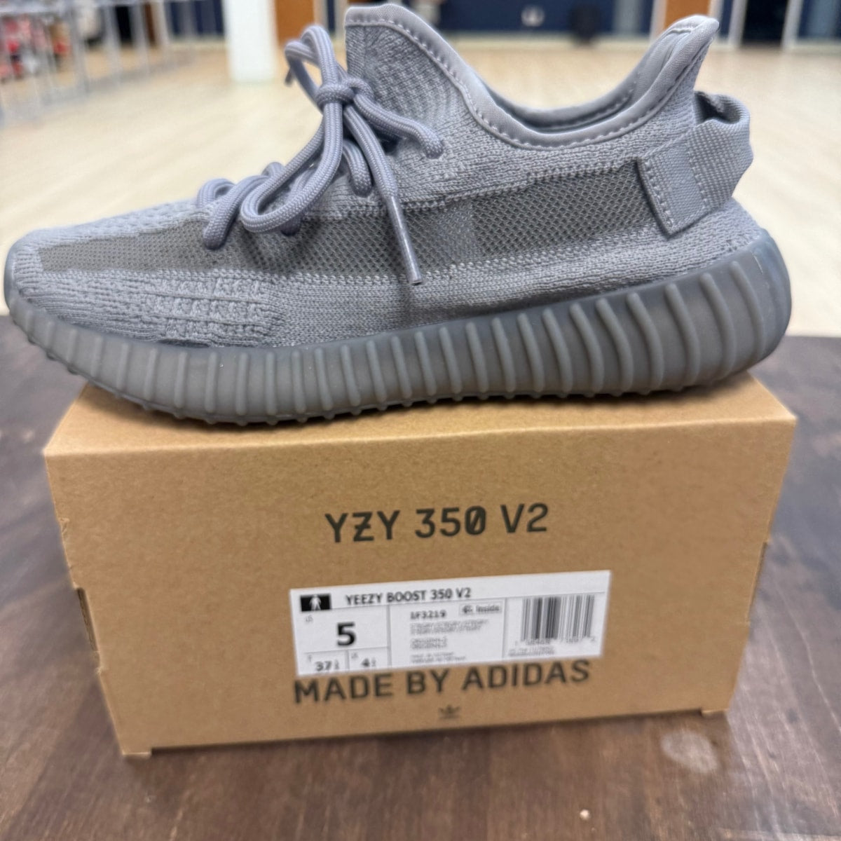adidas Yeezy Boost 350 V2 Steel Grey - Image 4