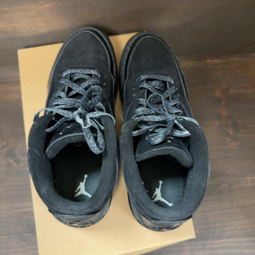 Jordan 3 Retro Black Cat (2025) Size 10.5 (Pre-Owned) - Image 5